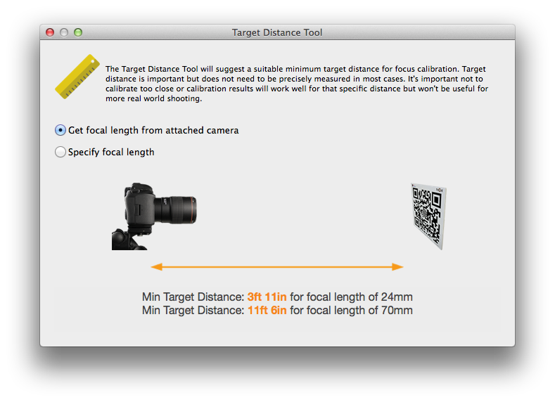FoCal 2.5 Target Distance Tool 24-70mm Zoom Lens